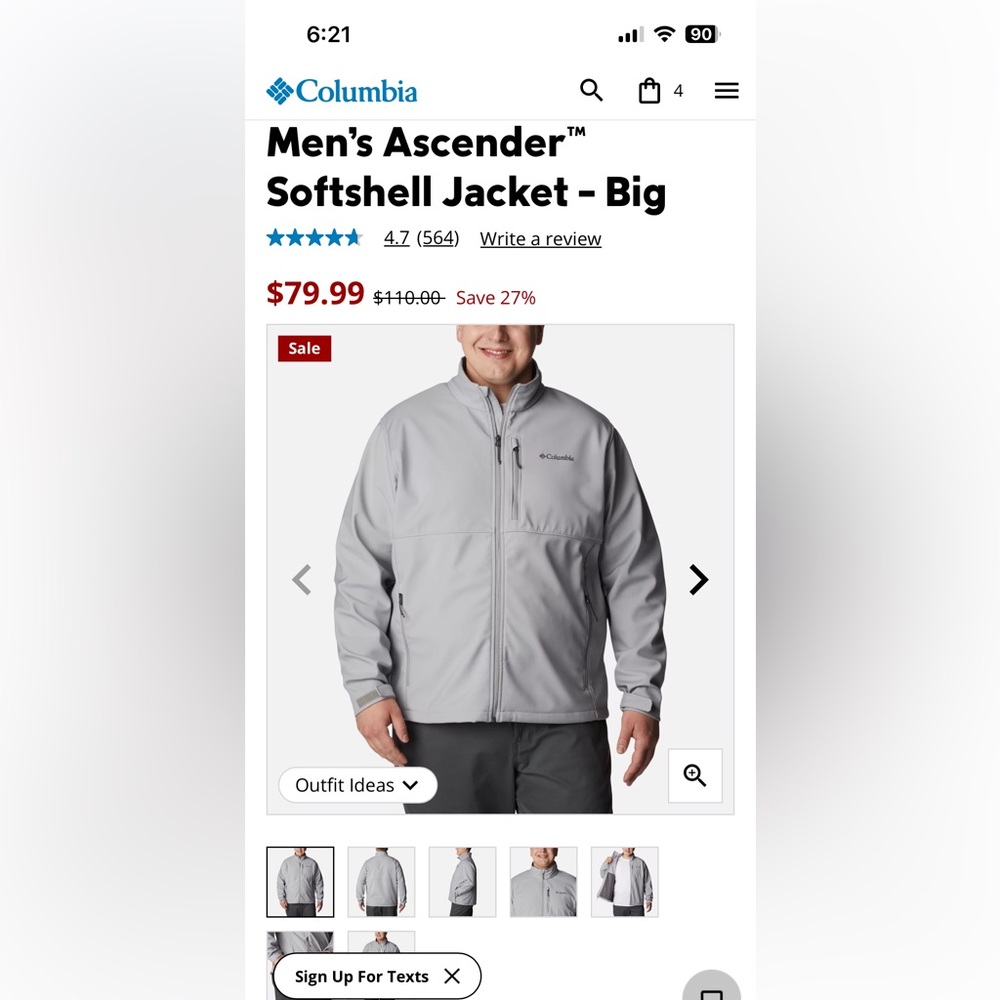 Men’s Soft Shell Jacket - Picture 4 of 4
